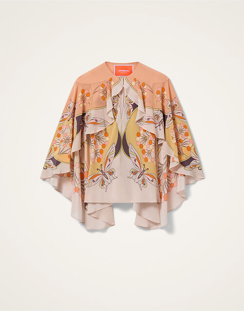 La DoubleJ Magic Top Florette Plac&eacute;e Pale Pink TOP0193CRE010FLO08PI02