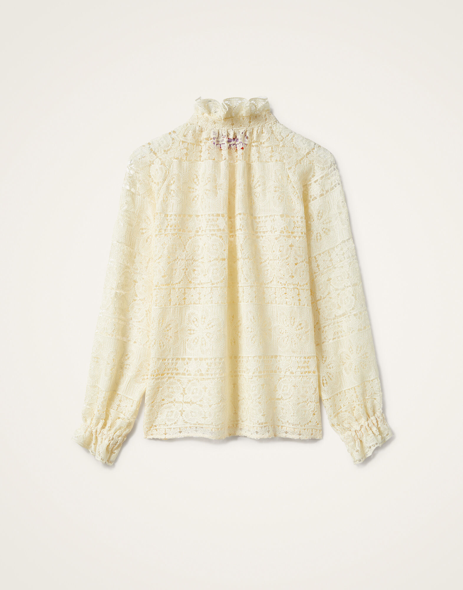 La DoubleJ Lacey Cerere Blouse Caper Light Yellow SHI0142EMB104CEP03YE01