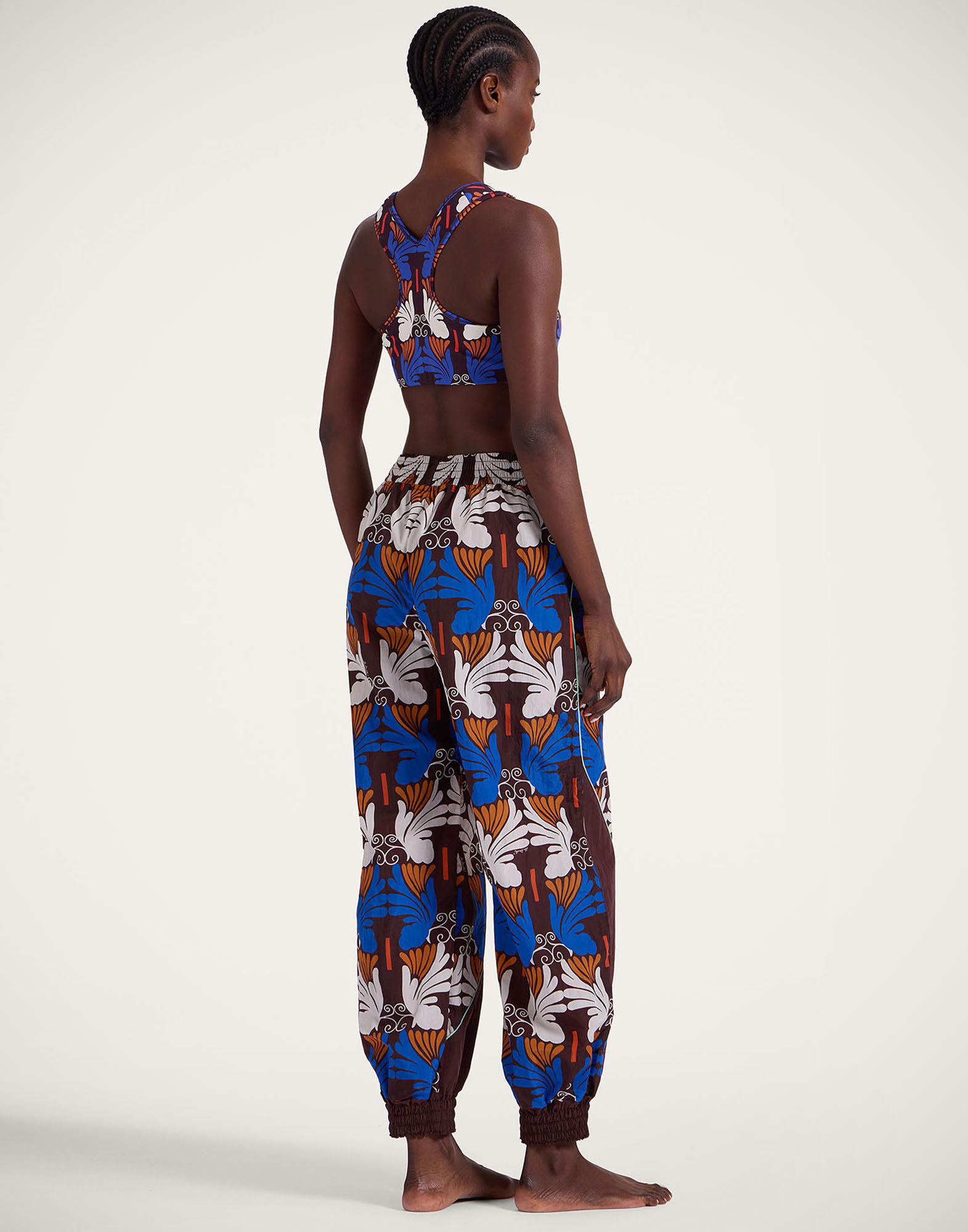 La DoubleJ Court Pants Ali Chocolate TRO0145NYL011WIG07BR07