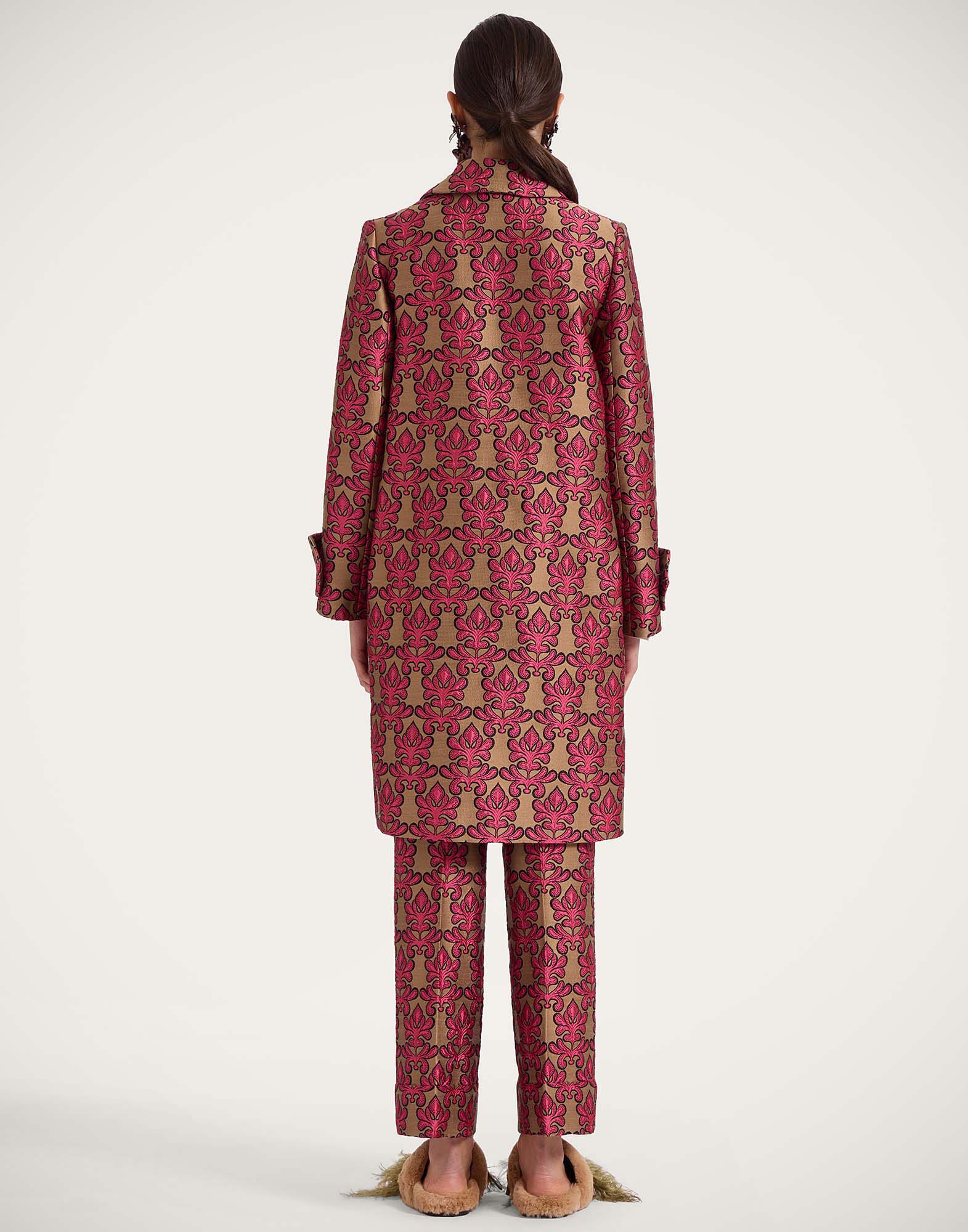 La DoubleJ Precious Coat Herald Fuchsia JAC0122JCQ094HRL01PI03