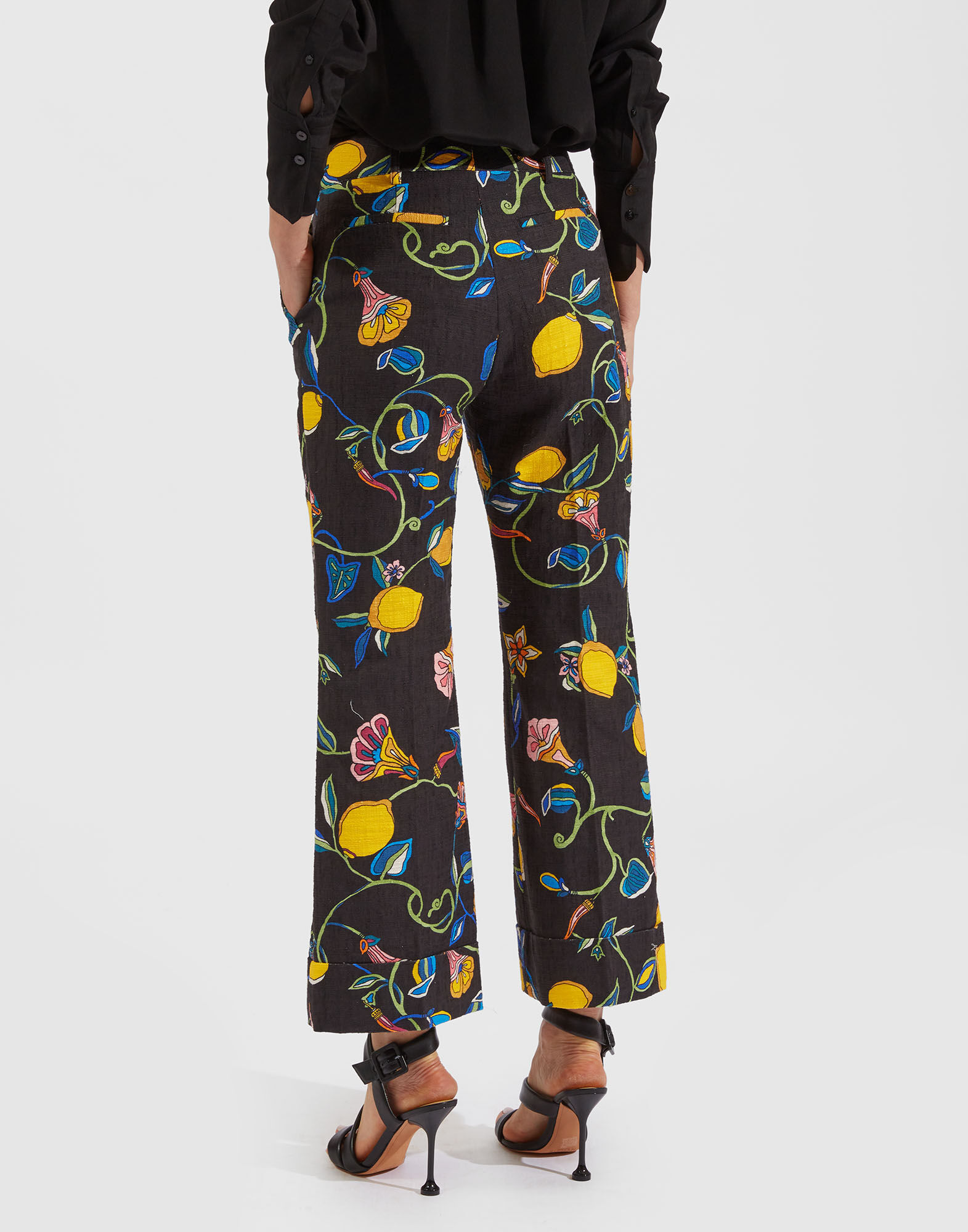 La DoubleJ Hendrix Pants Borboni TRO0014COT005BRN01BL01