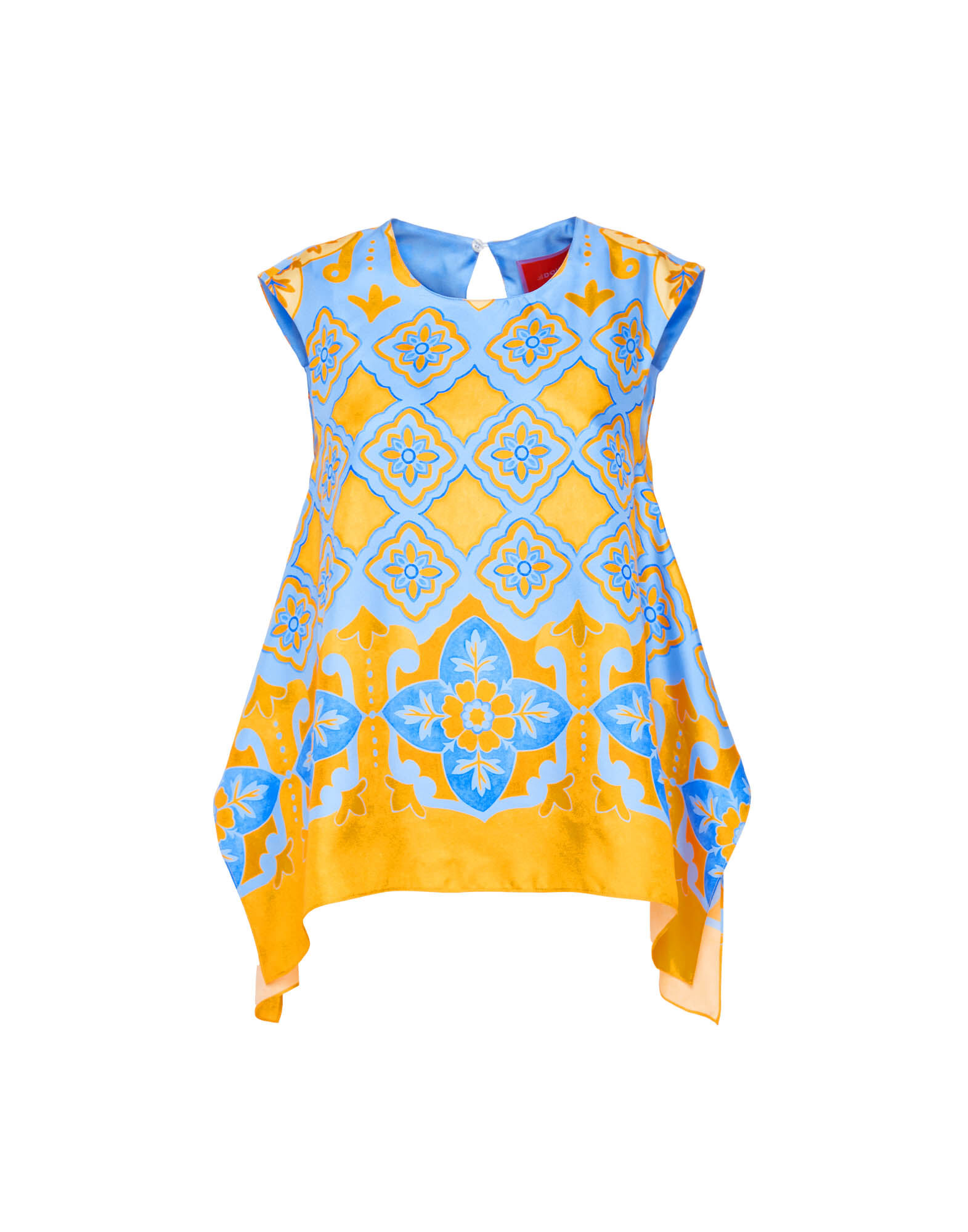 La DoubleJ San Carlo Top Partenope Light Blue TOP0092SIL001PRT01BU01