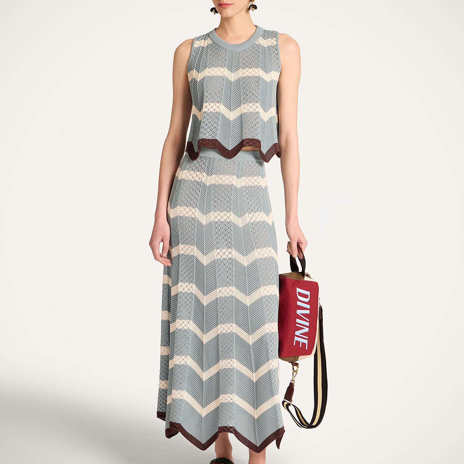La Double J Chevron Skirt