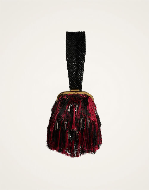 La DoubleJ Palazzo Mini Bag Fuzzy Leopard Black BAG0072EMB077LEO03BL01