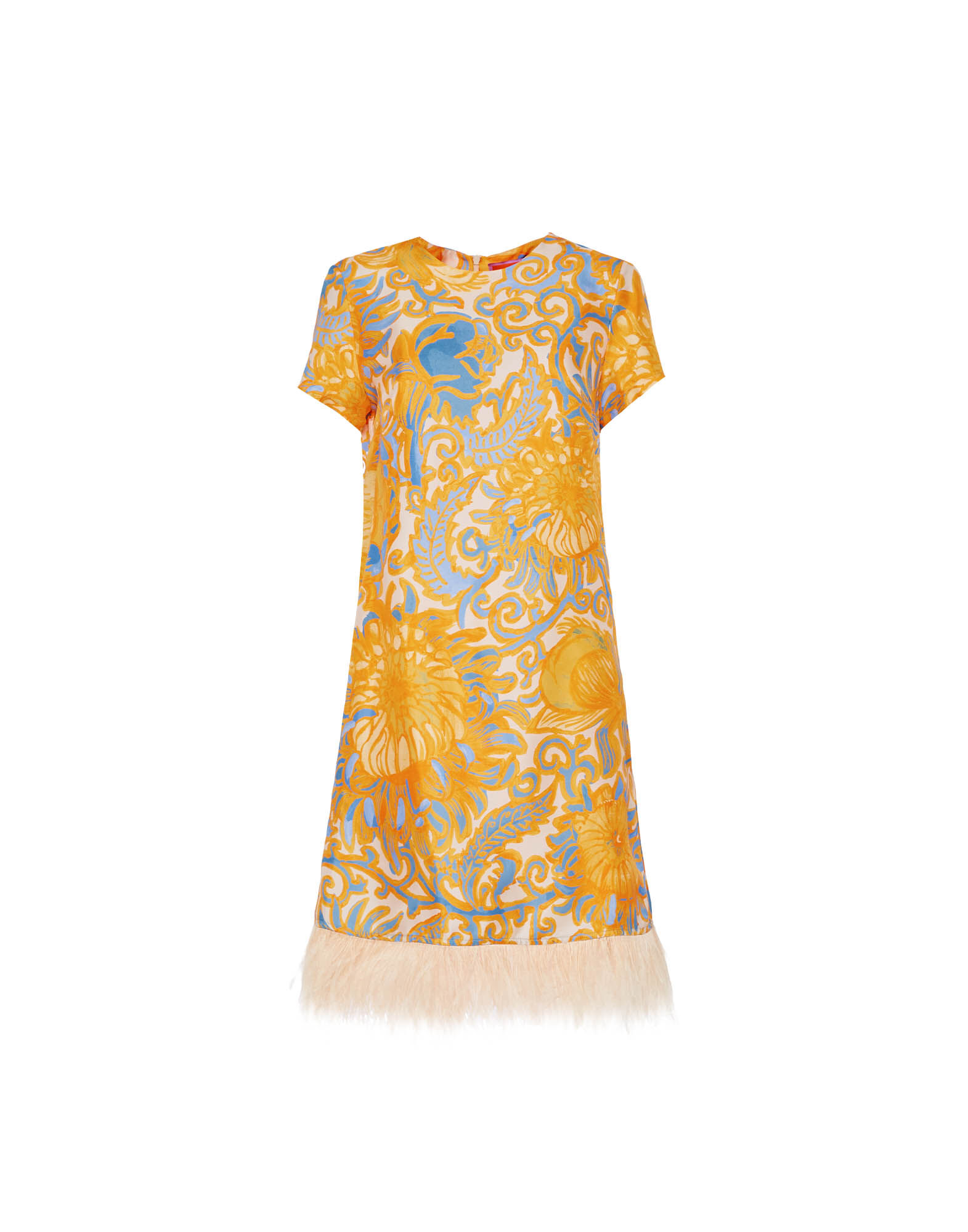 La DoubleJ Mini Swing Dress Anemone Orange DRE0397SIL001ANE01OR02