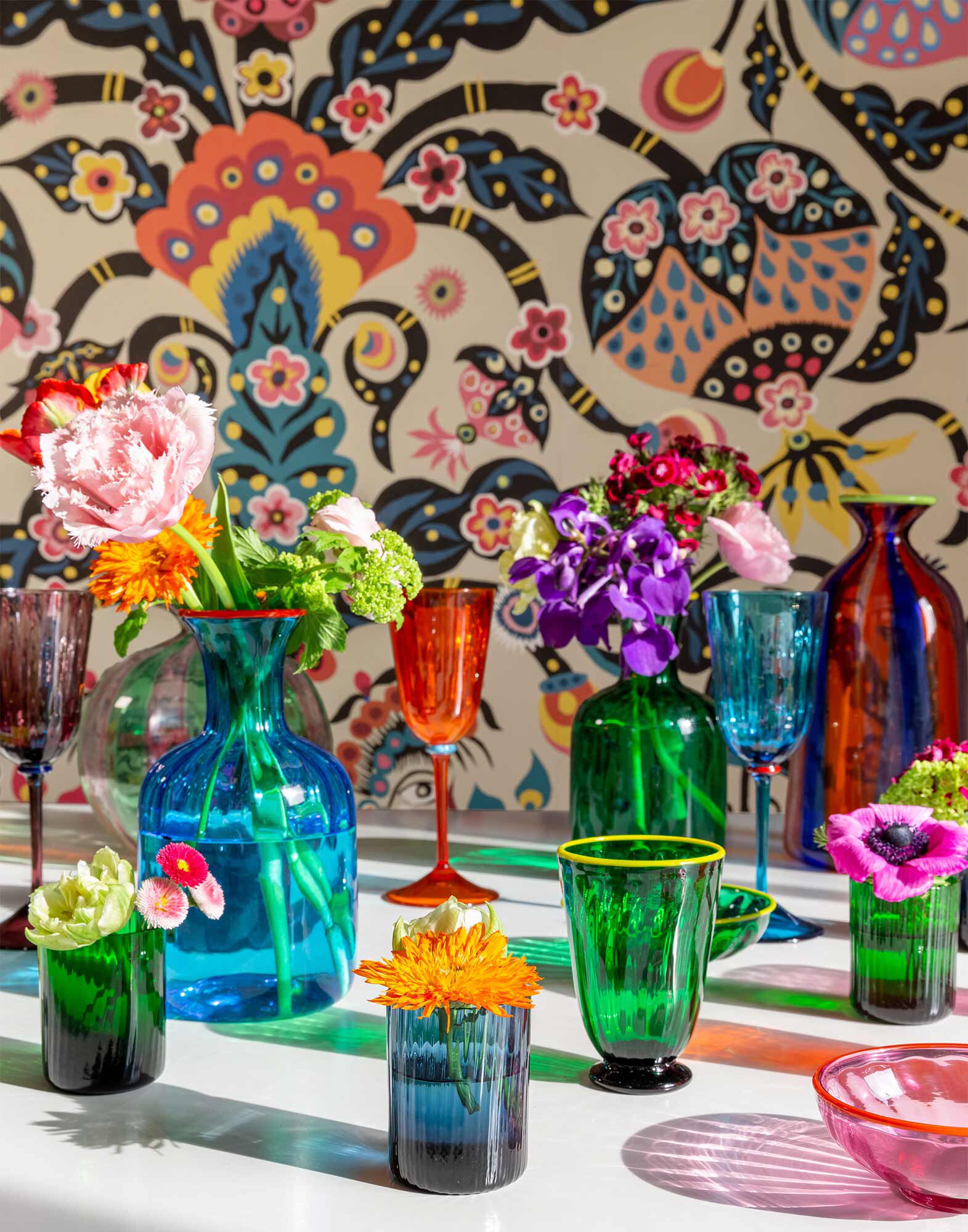 La DoubleJ Murano Carafe Light Blue GLA0009MUR001AZZ0001