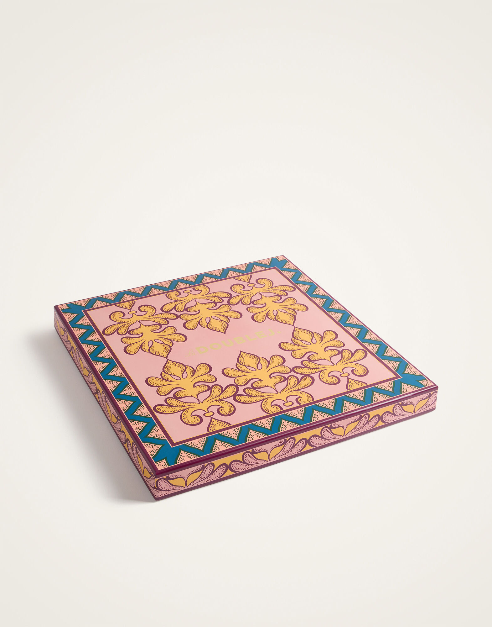 La DoubleJ Foulard 90 Zooflora Butterbird Plac&eacute;e Black SCA0067SIL006BTB03BL01