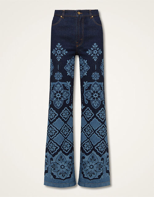 La DoubleJ Flare Jeans Partenope Navy TRO0096DEN002PRT02BU06