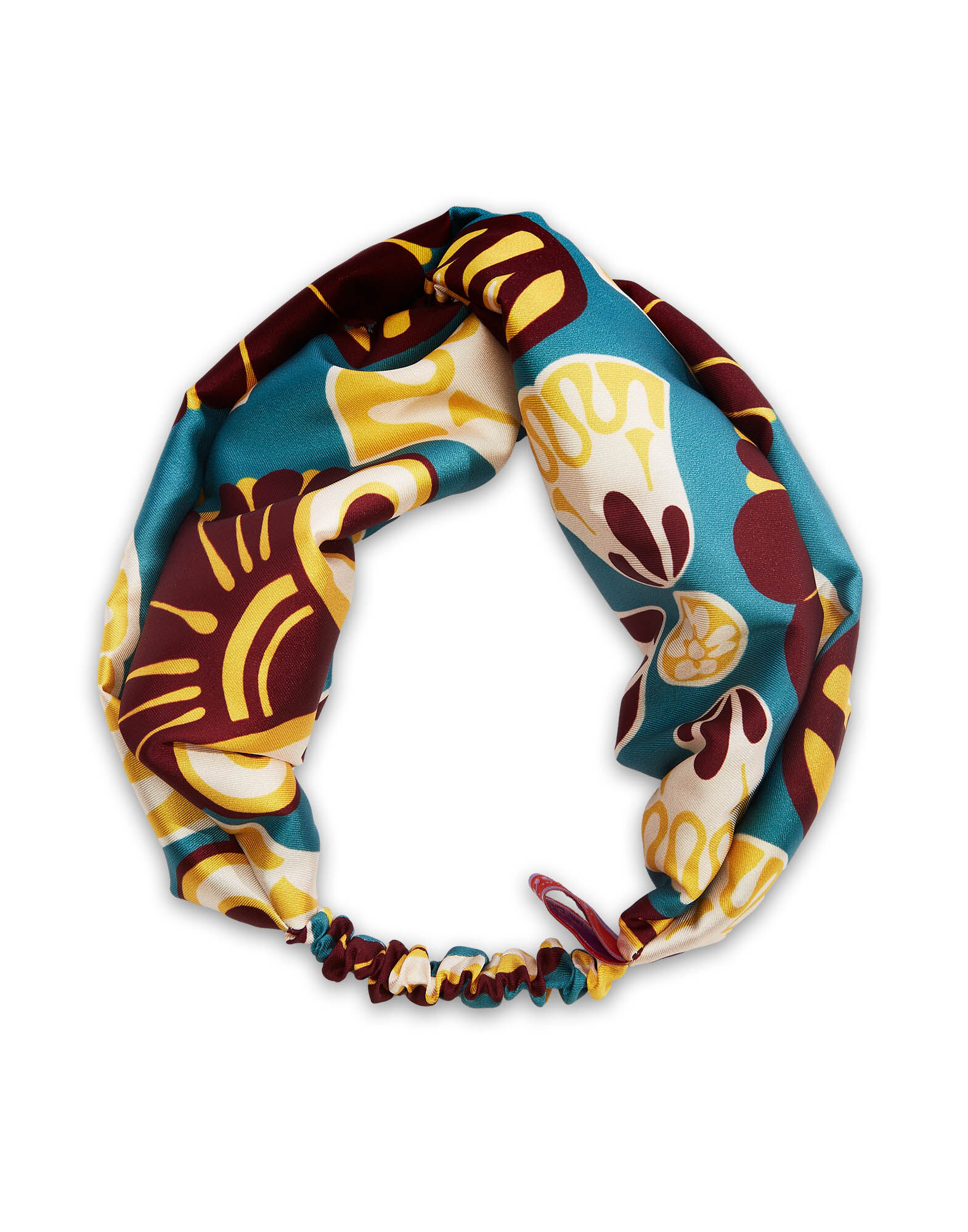 La DoubleJ Pinup Headband Dendera Light Blue HEB0001FOD001DEN01BU01