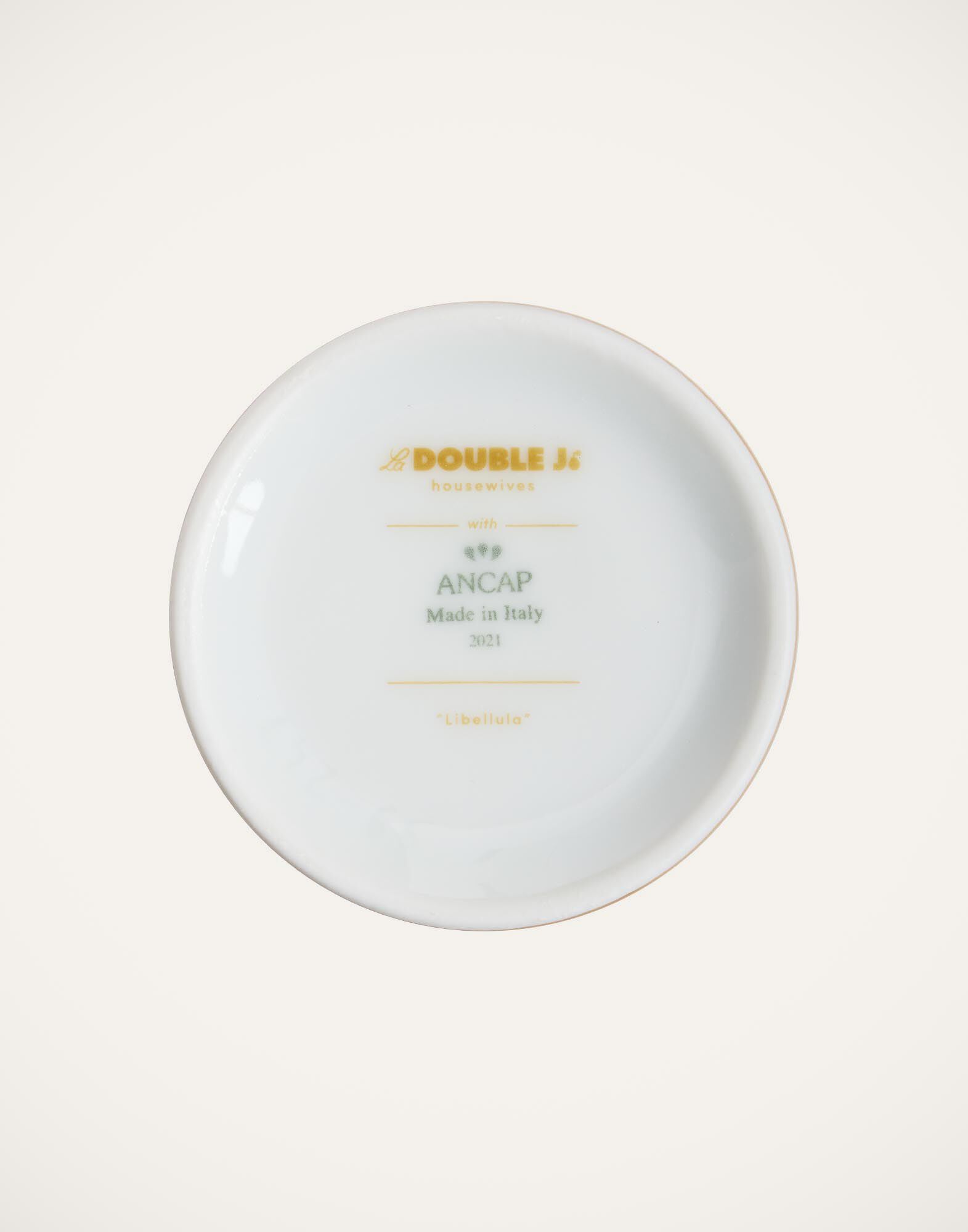 La DoubleJ Decorative Cup Libellula Green VAS0008CER001LIB03GR02