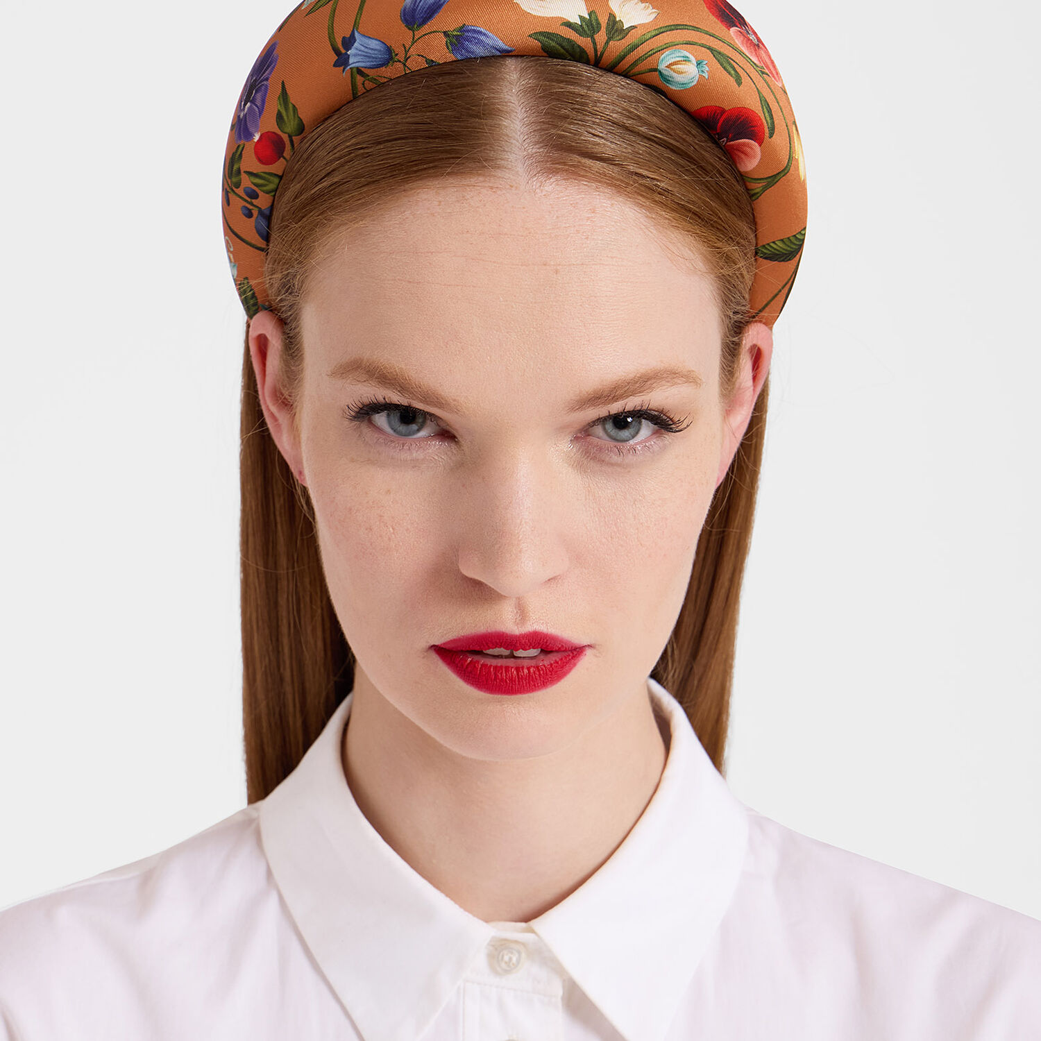 Shop La Doublej Medici Headband In Botticelli Rust