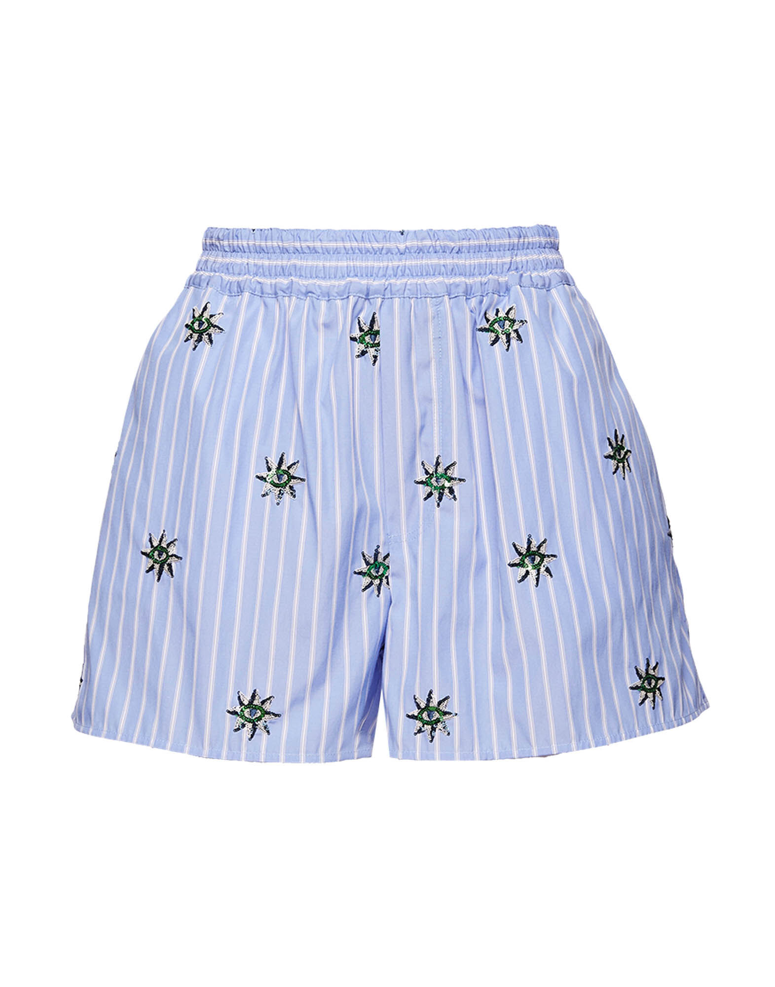 La DoubleJ Pull-Up Shorts Third Eye Embroidered TRO0059EMB009THE02BU01