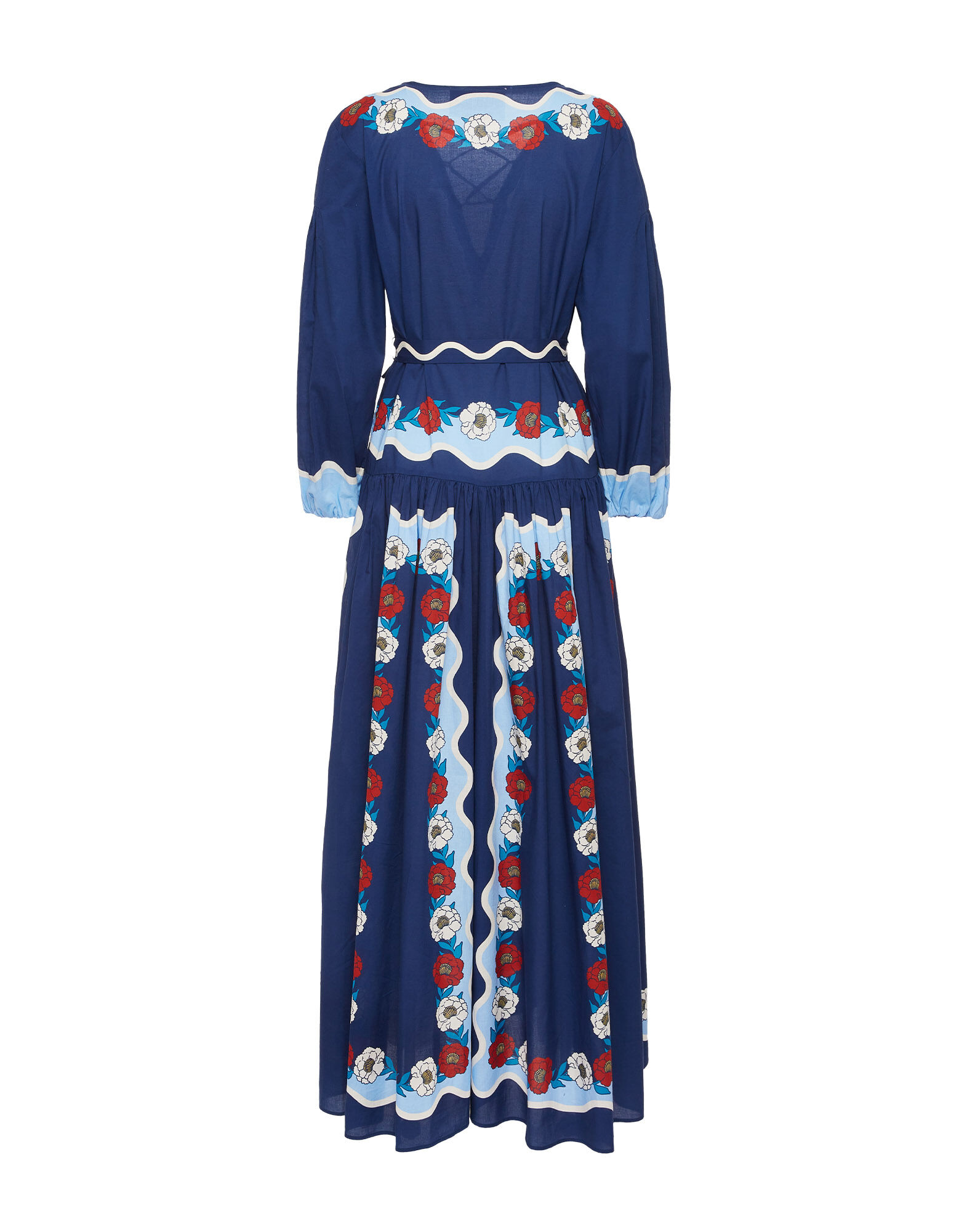 La DoubleJ Viviana Dress Whitsun Plac&eacute;e Blue DRE0716COT056FSK03BU03