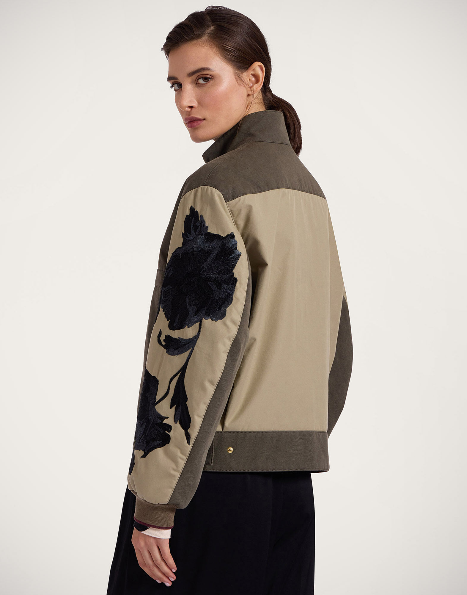 La DoubleJ Janis Puffer Solid Camouflage Green JAC0123COT065SOLIDGR08