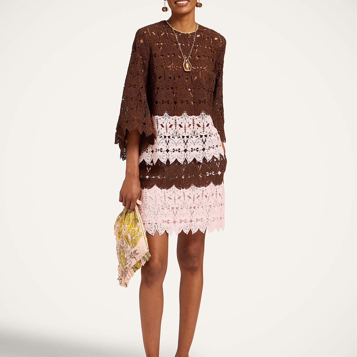 La Double J Lacey Mini Baia Skirt