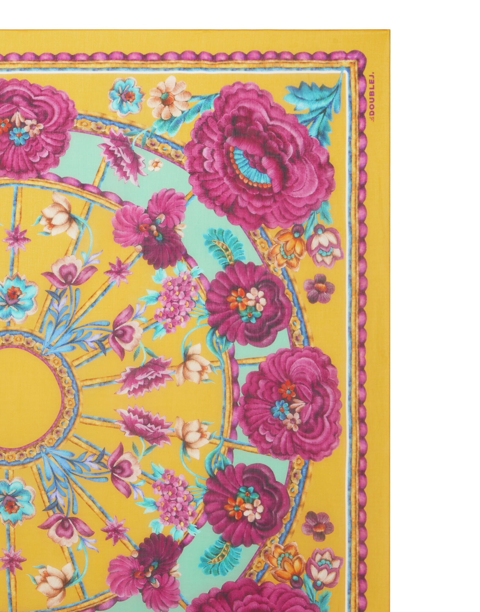 La DoubleJ Pareo Zodiac Plac&eacute;e Marigold SCA0051COT021ZOD01OR02