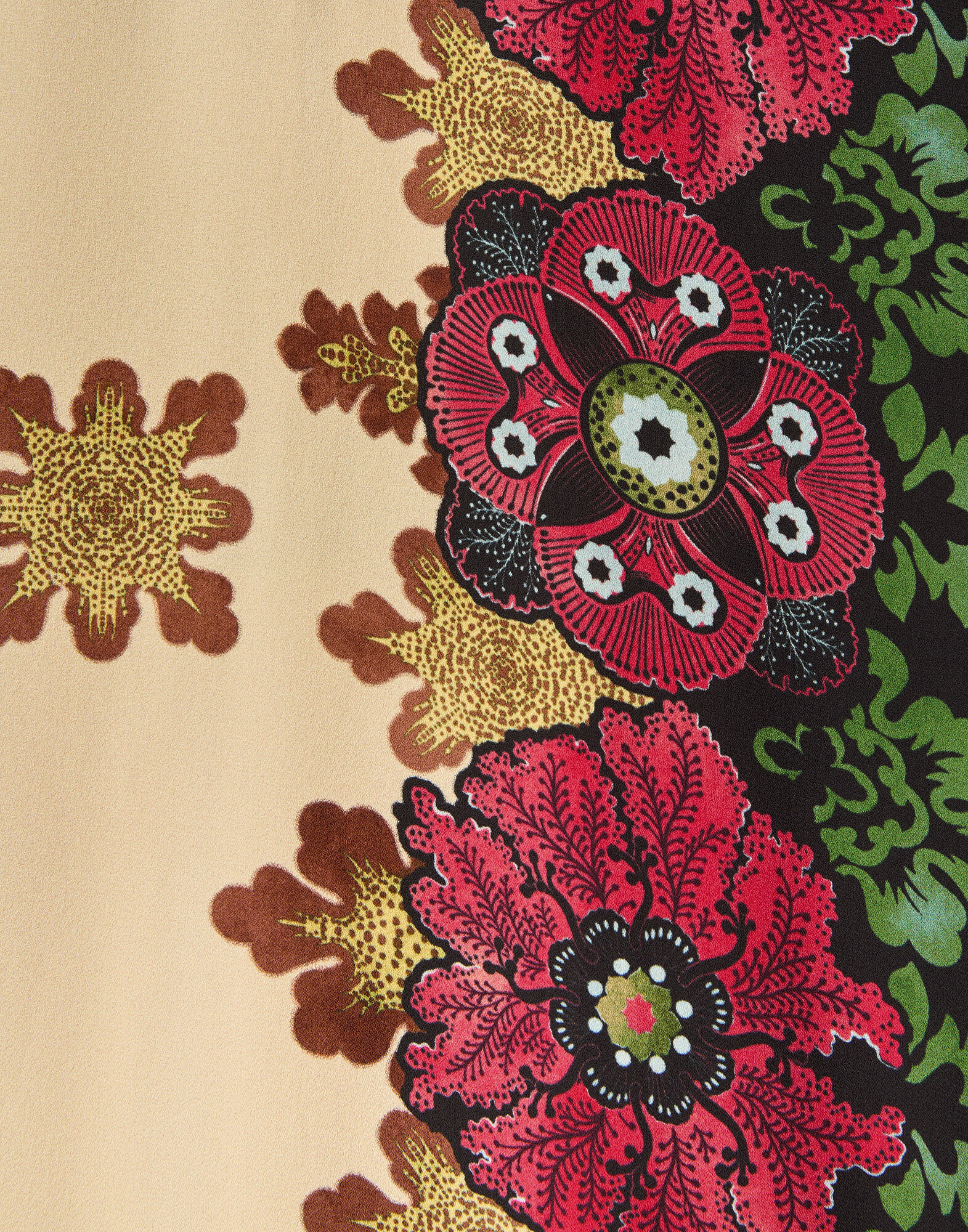 La DoubleJ Karis Kaftan Bounty Plac&eacute;e Red DRE0935VIS027BOU01RE01