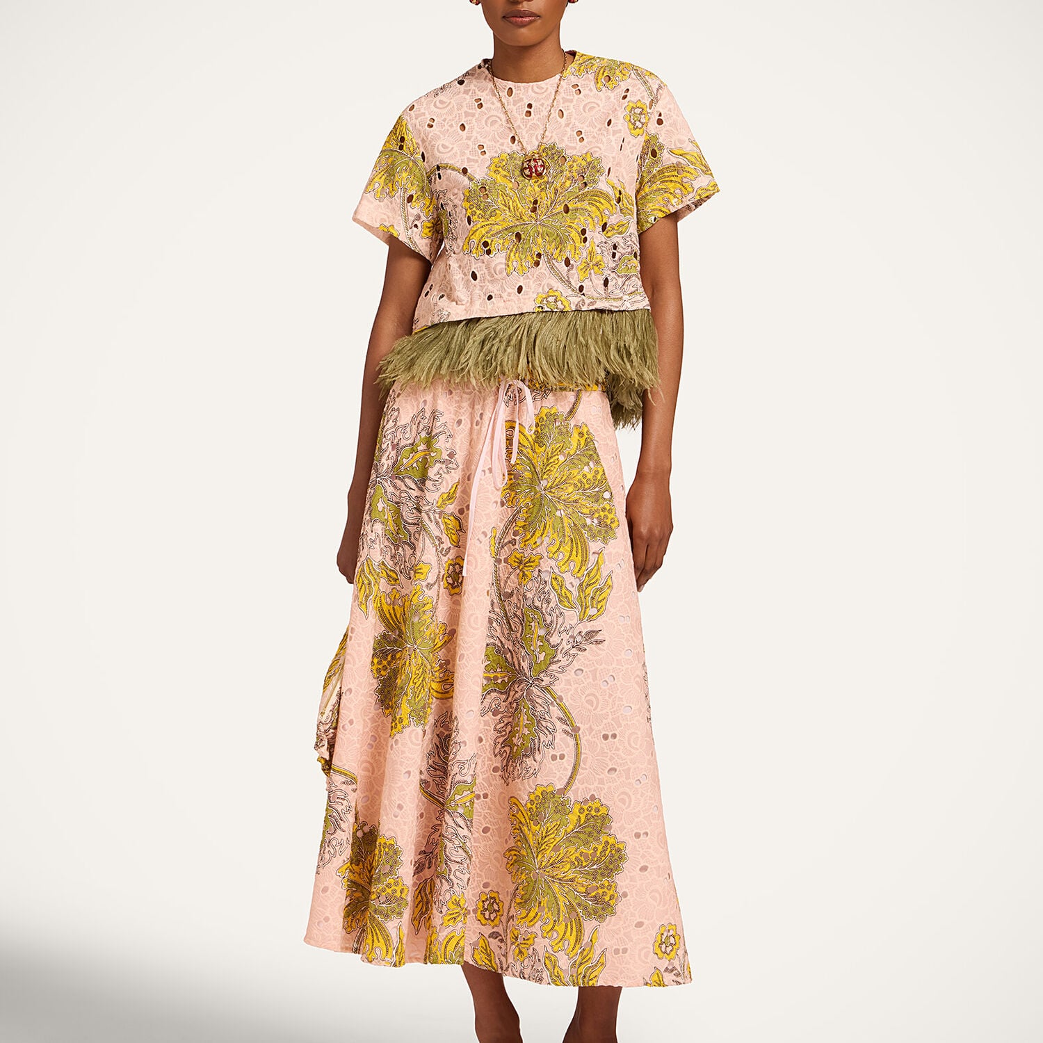 La Double J Drawstring Skirt