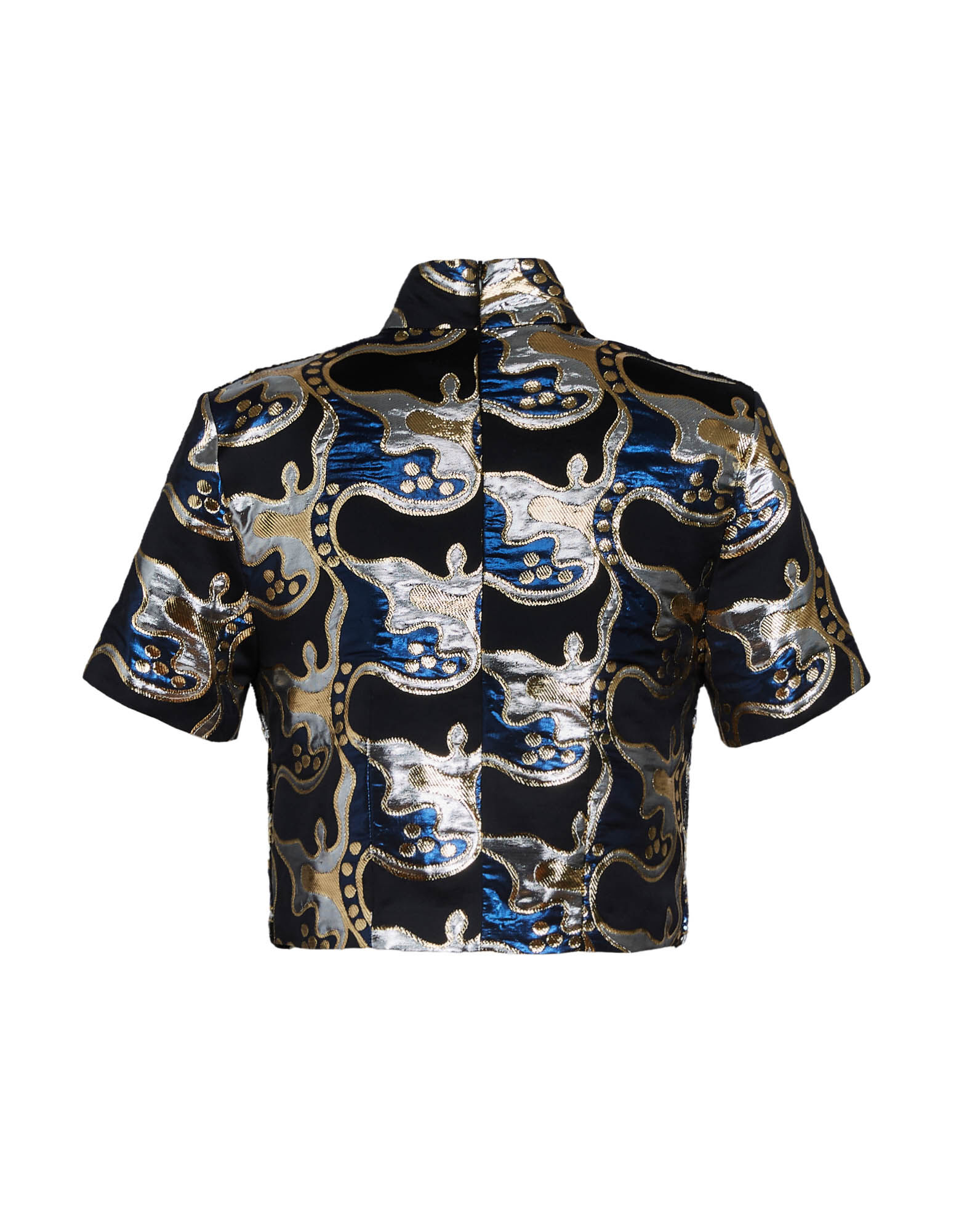 La DoubleJ Juliet Crop Top Spritz Blu TOP0084JAC040SPR0002