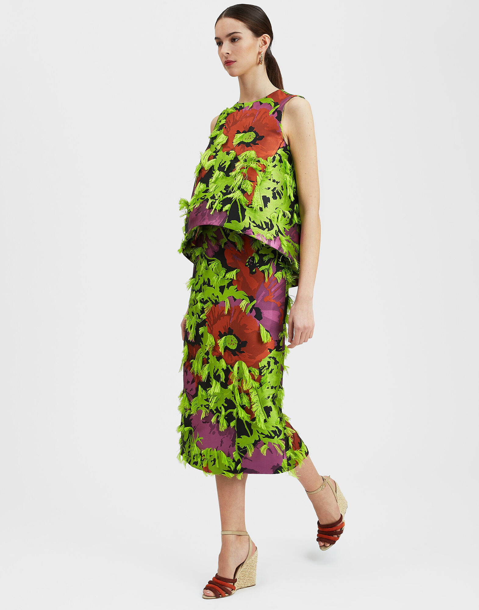 La DoubleJ Pencil Skirt Wonderland Multicolor SKI0011JCQ061WON02MU01