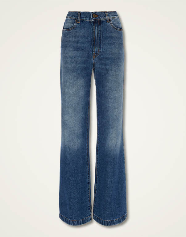 La DoubleJ Flare Jeans Blue TRO0096DEN006SOLIDBU03