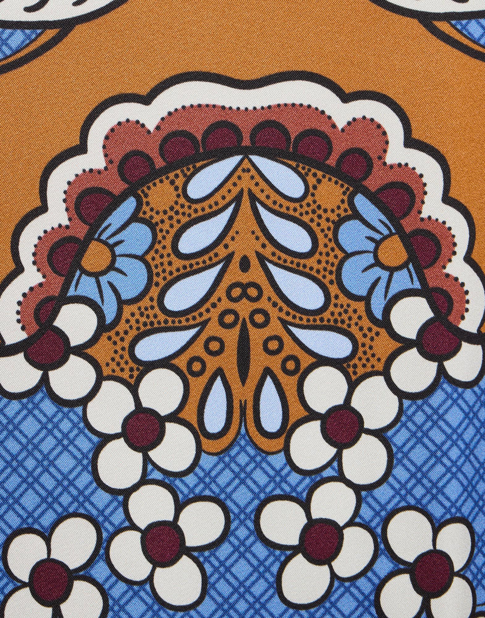 La DoubleJ Clingy Swing Dress Portal Plac&eacute;e Light Blue DRE0762VIS023POR02BU01