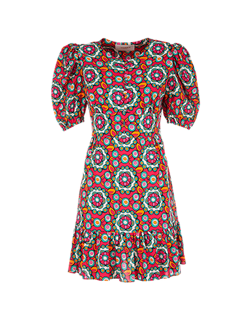 LaDoubleJ Coquette Dress Kaleidoscope Fuxia DRE0249VIS001KAL0004