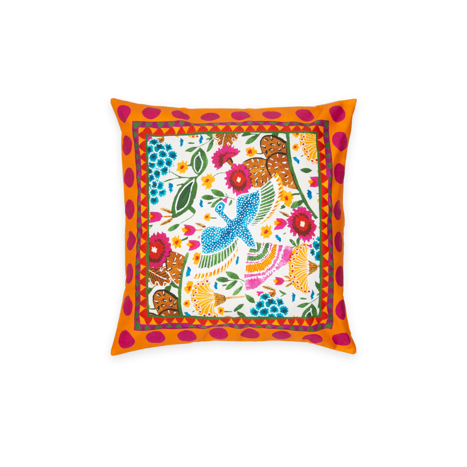 La DoubleJ Cushion Cover Colombo Bianco/Mexico CUS0001COT011COL0005