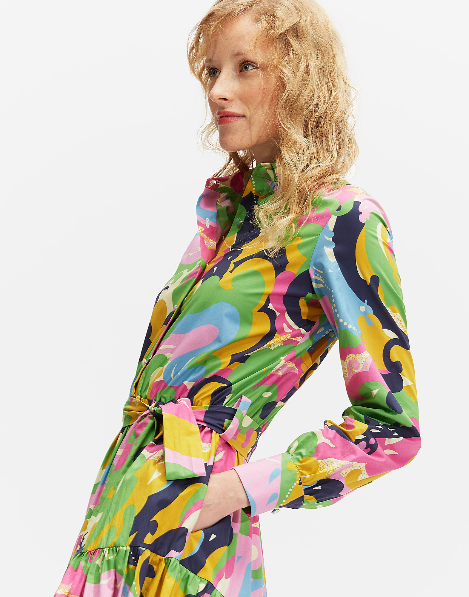 LaDoubleJ Bellini Dress Meraviglia Rosa DRE0016COT001MER0002