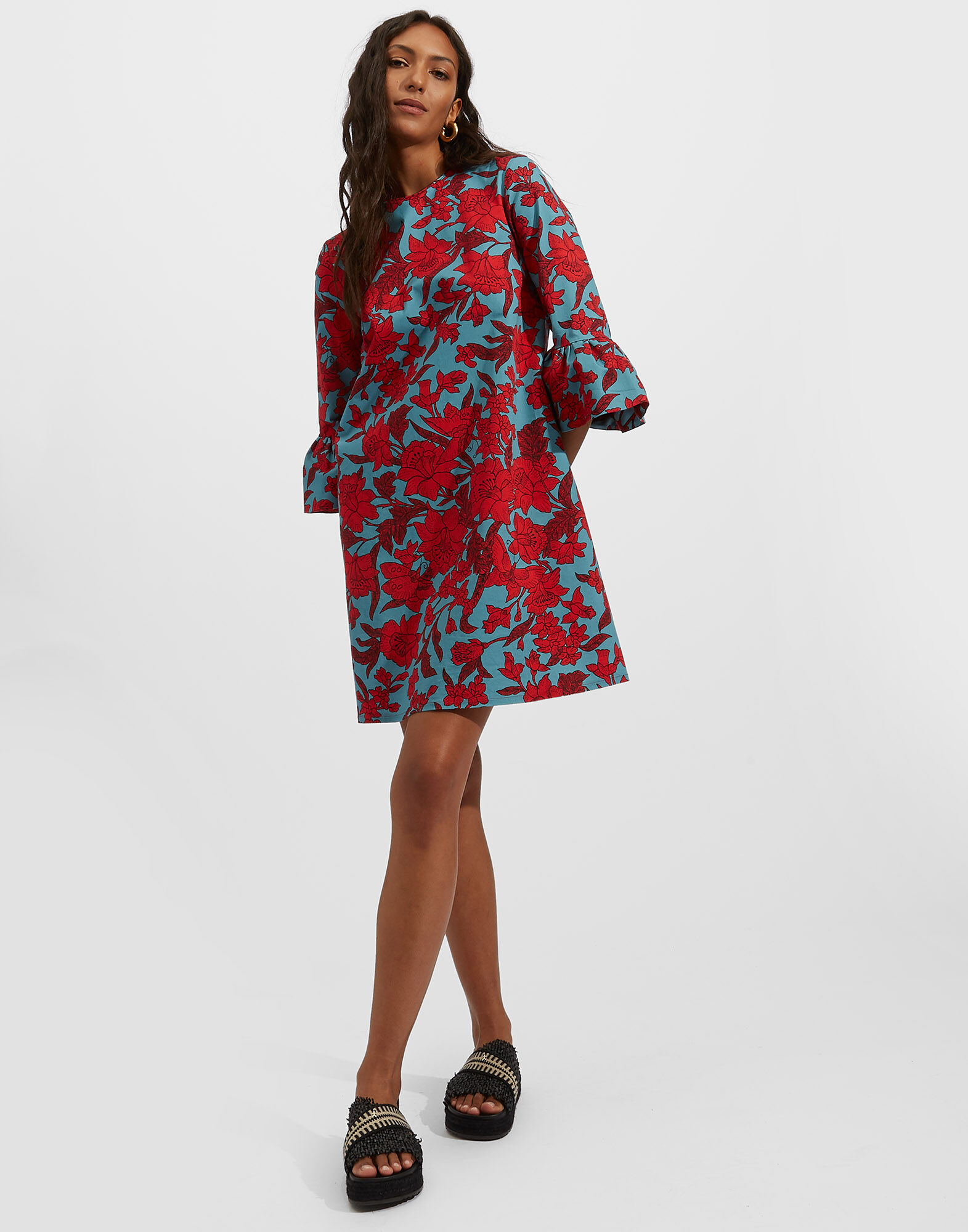 La DoubleJ 24/7 Dress Lilium Turchese DRE0050COT006LIL0005