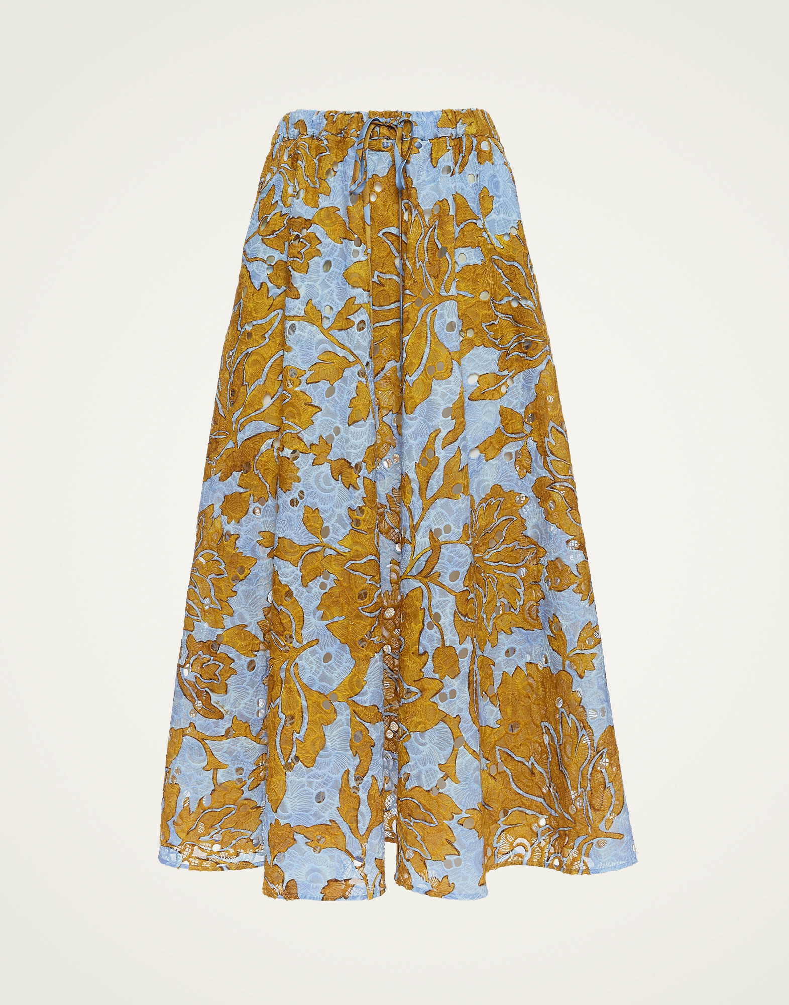 La DoubleJ Drawstring Skirt Tangle Light Blue SKI0098EMB031TAN01BU01