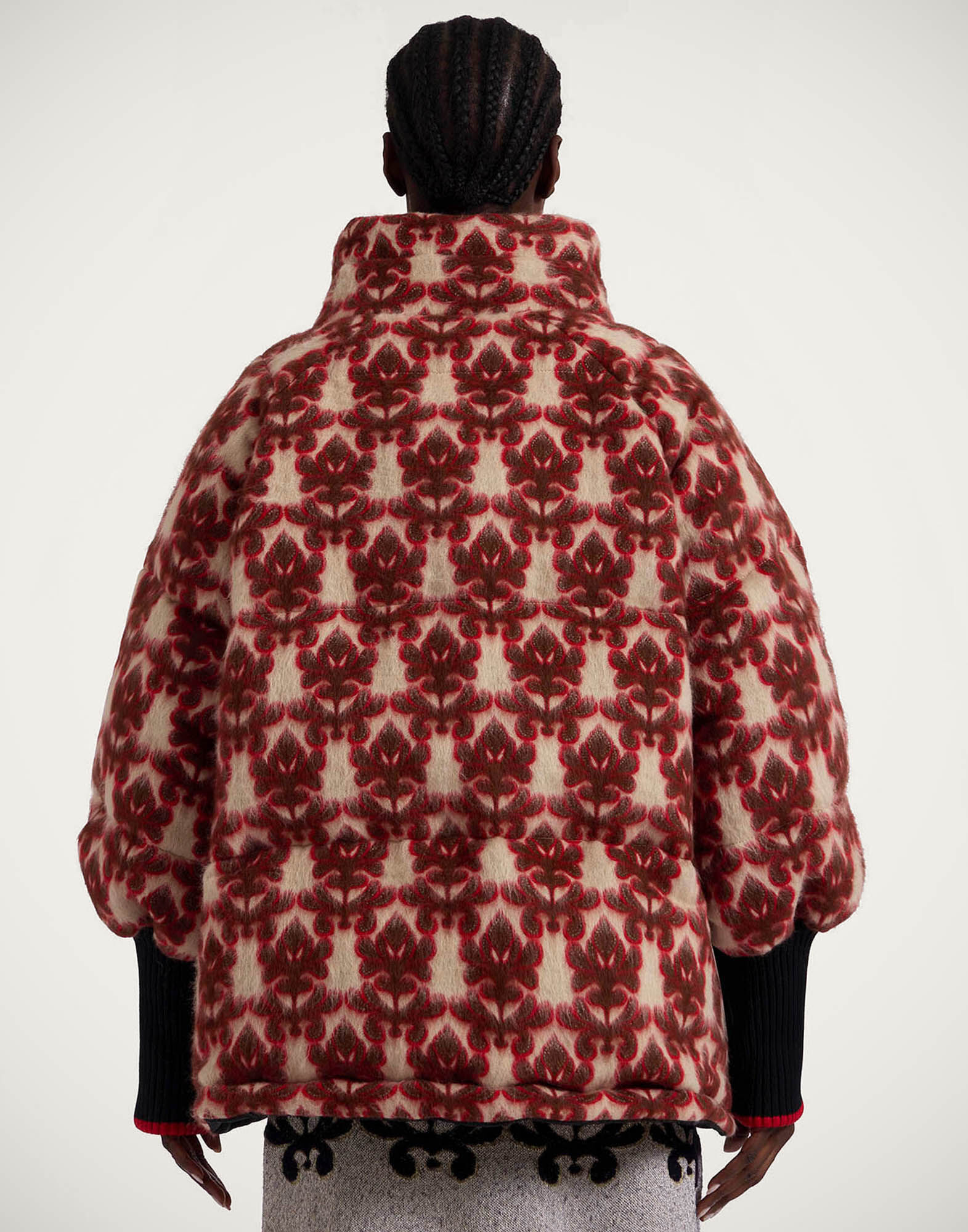 La DoubleJ St. Moritz Reversible Jacket Herald Cream DOW0015WOL022HRL02WH03