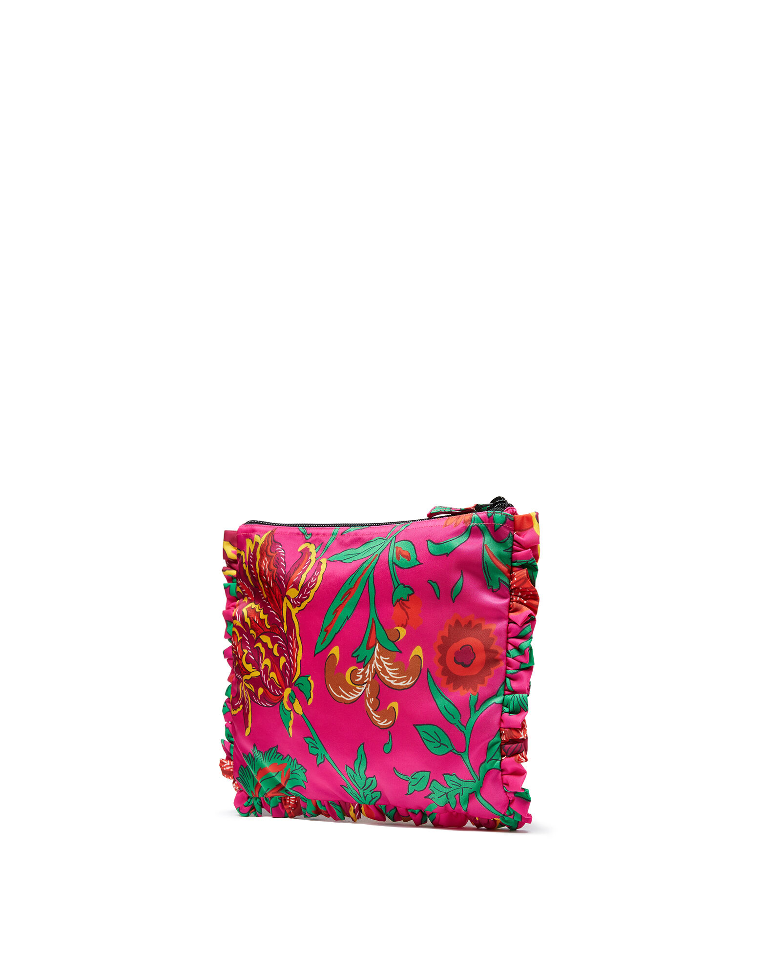LaDoubleJ Hand Pochette Dragon Flower Fucsia BAG0002NYL001DRA0004