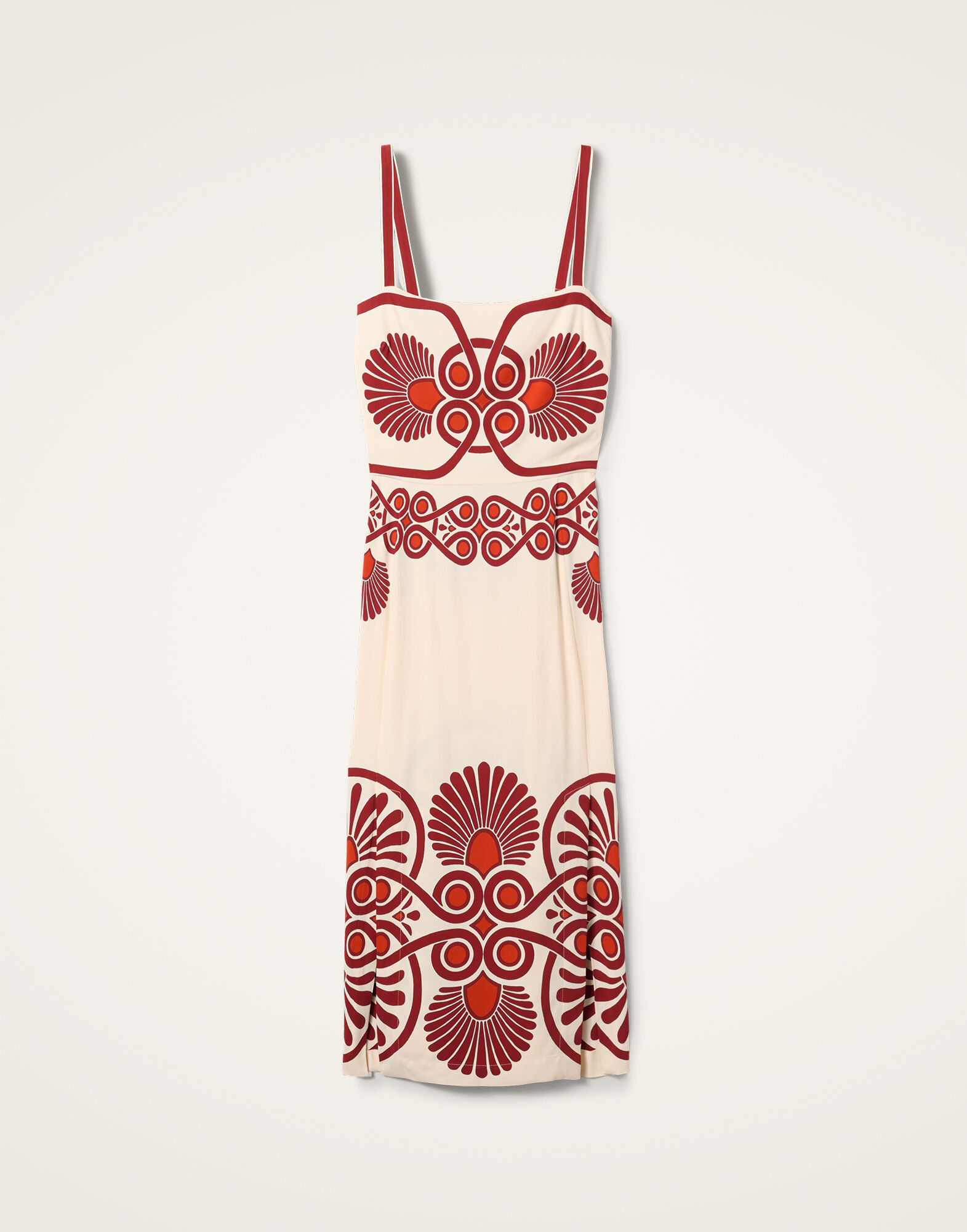 La DoubleJ Buy Me A Martini Dress Medallion Plac&eacute;e Cream DRE0673VIS011MED01WH03