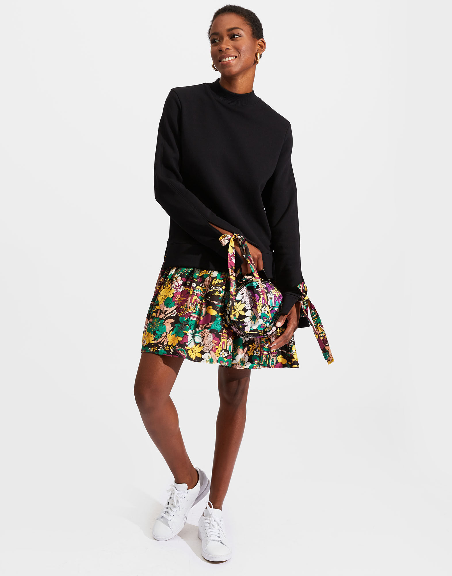 La DoubleJ Sporty Dress Solid Black DRE0453JER029BLA0009