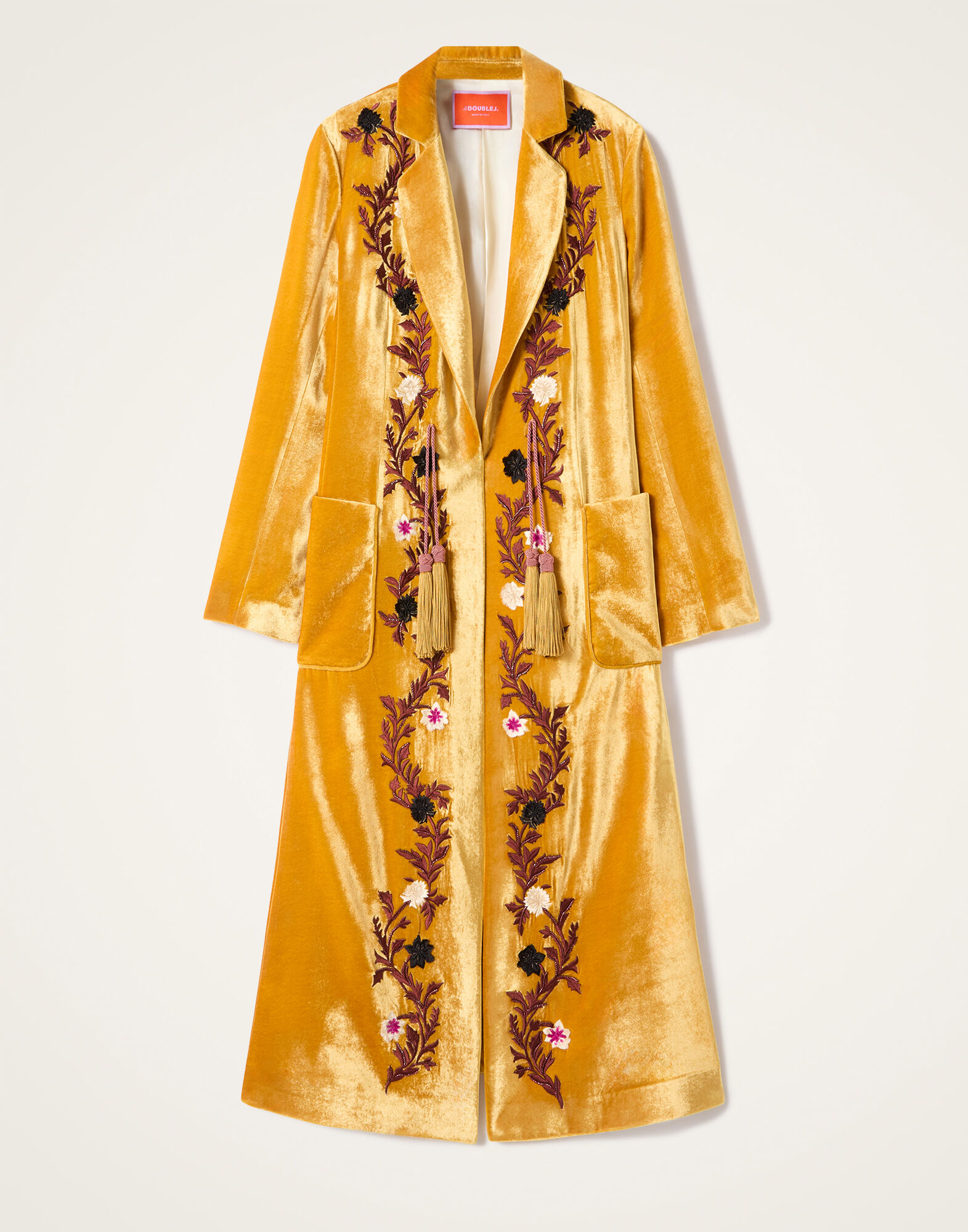 La DoubleJ Duster Coat Solid Yellow JAC0181VEL019SOLIDYE02