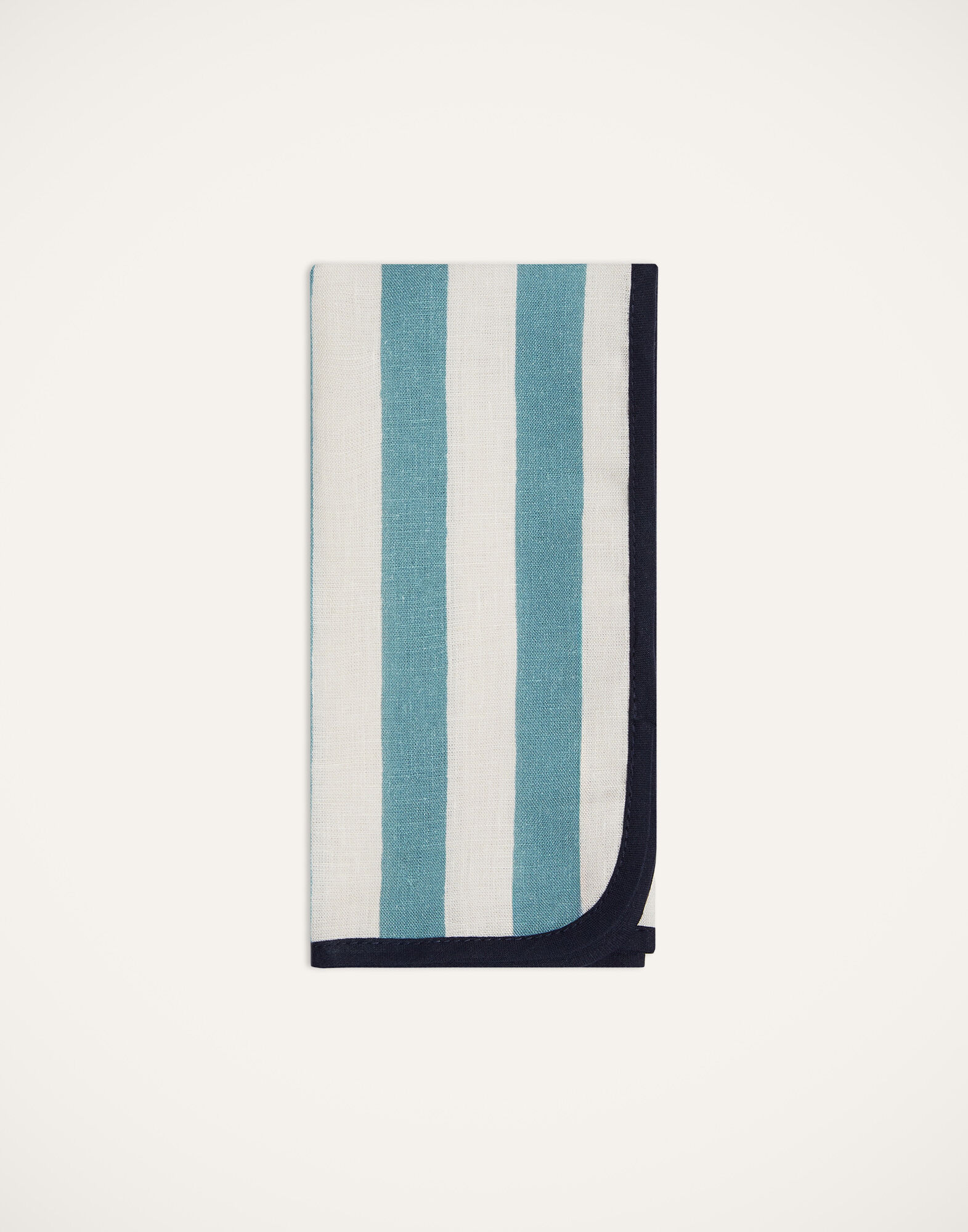 La DoubleJ Large Napkins Set Of 2 Riviera Sky Blue NAP0010LIN001RIV05BU10