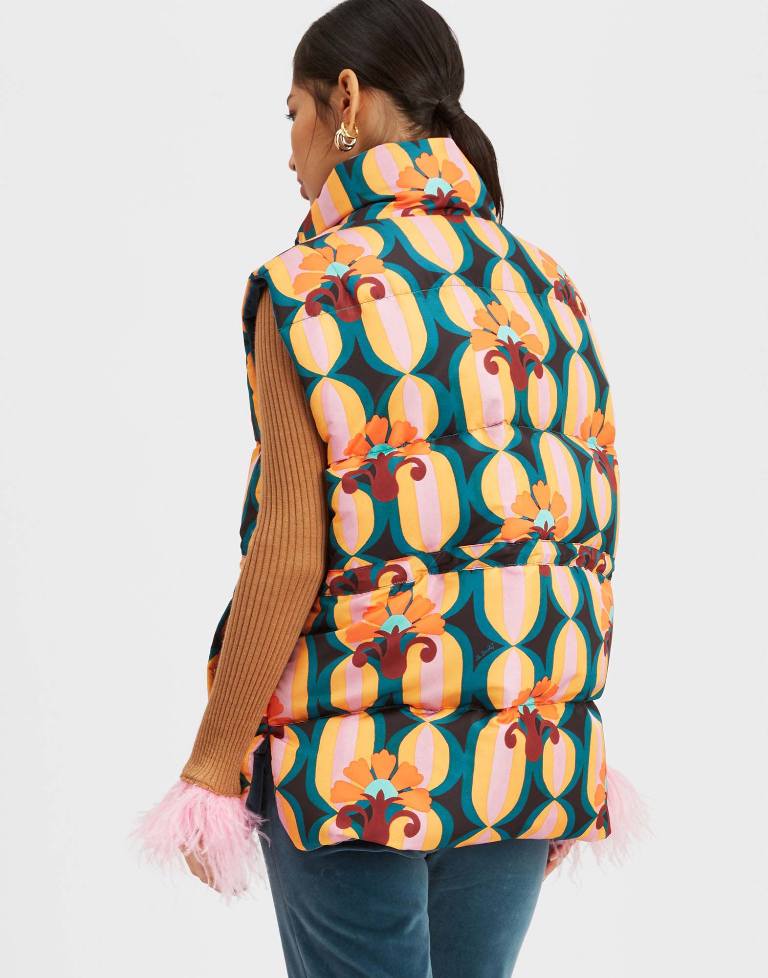 La DoubleJ Reversible Puffer Vest Arcturus Blue Petrol DOW0011FAI001ARC01BU05