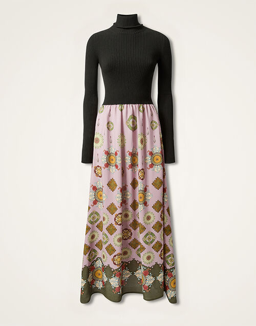 La DoubleJ Lunaria Foulard Dress Nucleus Black DRE0957KNI131NUC01BL01