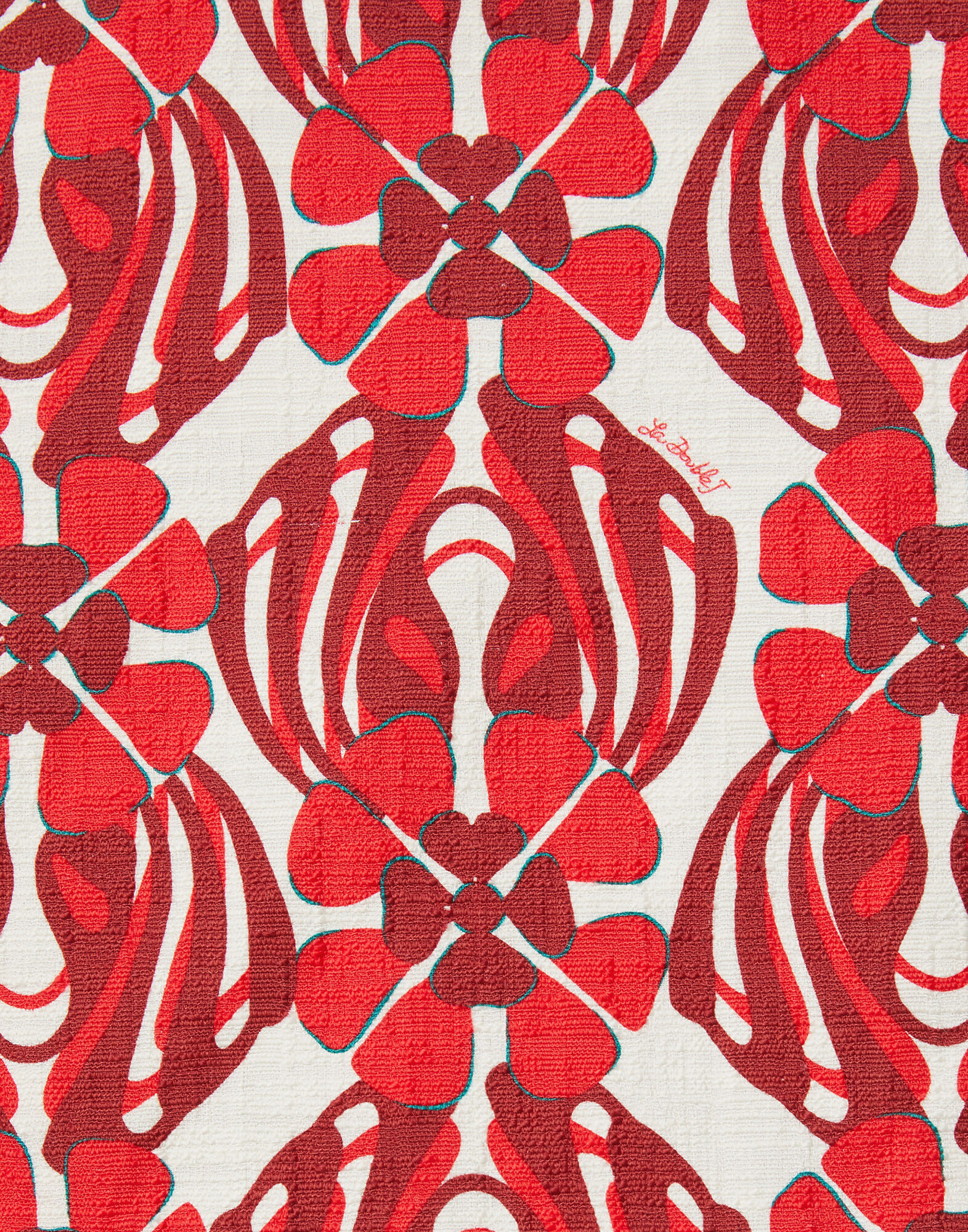 La DoubleJ La Scala Top Clover Red TOP0013COT005CLO05RE01