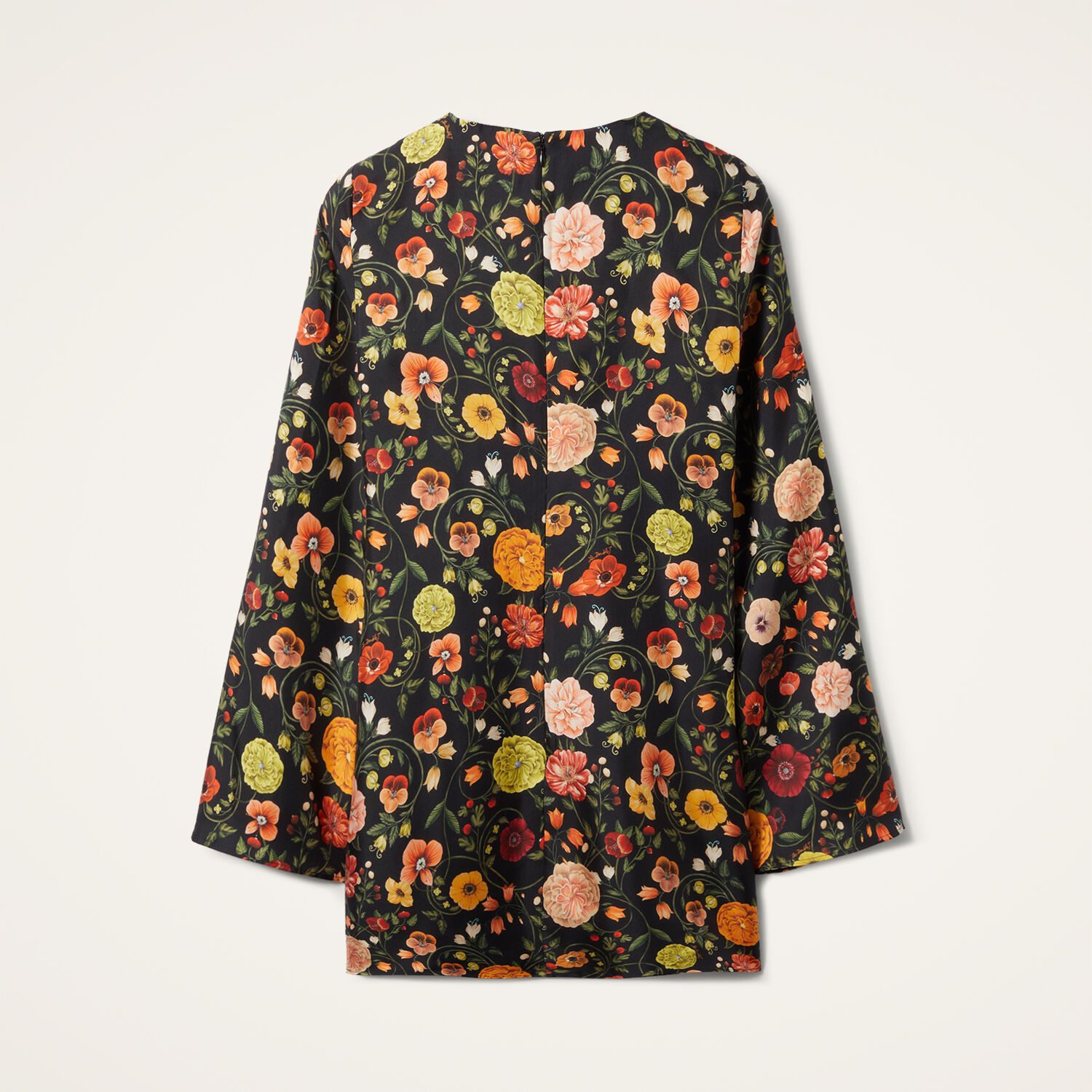 La Doublej Mini Supreme Swing Dress In Botticelli Black