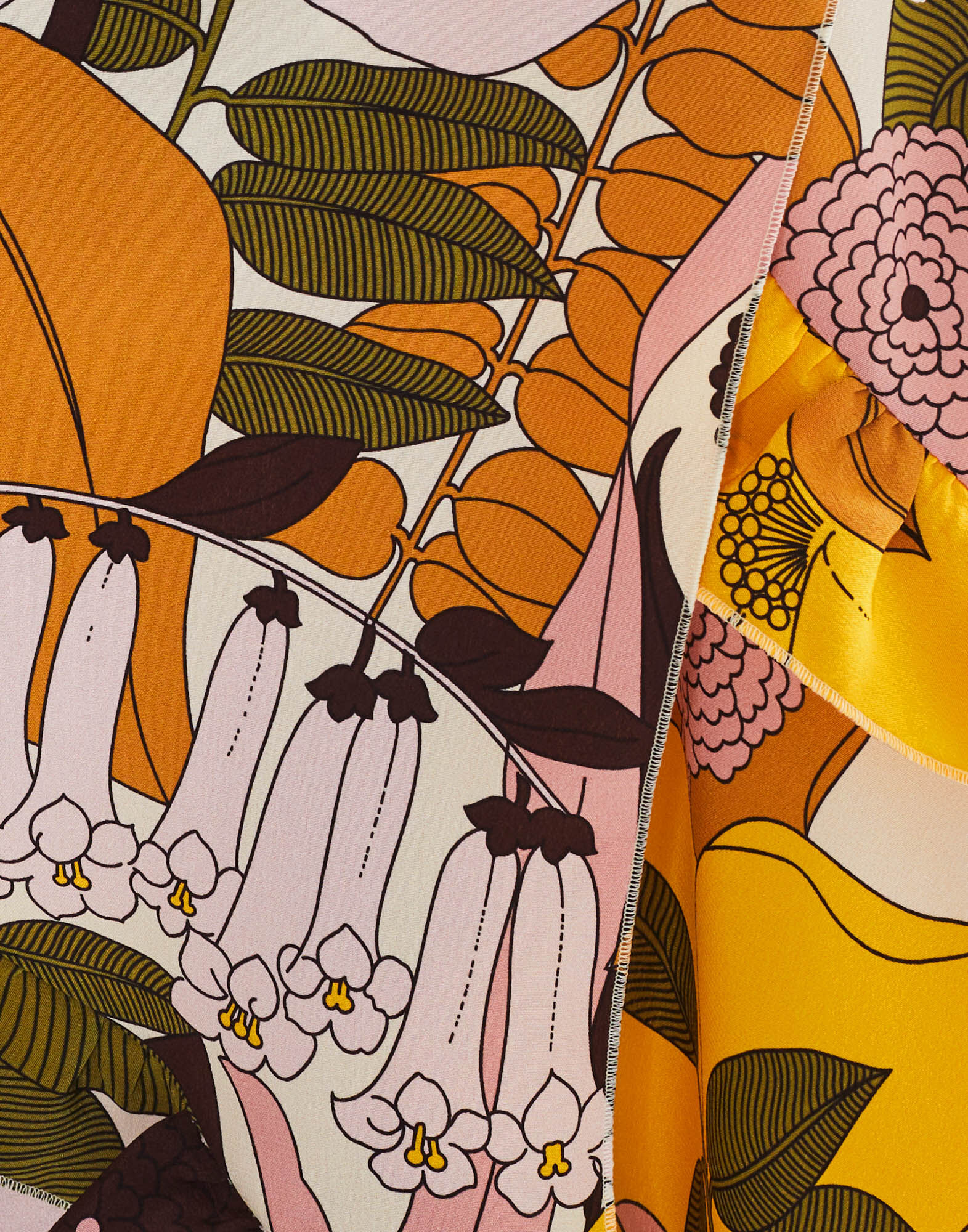 La DoubleJ Lollipop Wrap Dress Big Flower Rose Pink DRE0557CRE001BFL03PI01