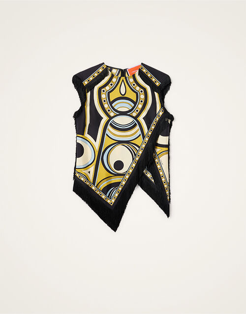 La DoubleJ Scarf Top Sanctuary Plac&eacute;e Gold TOP0160SIL006SAC02YE05