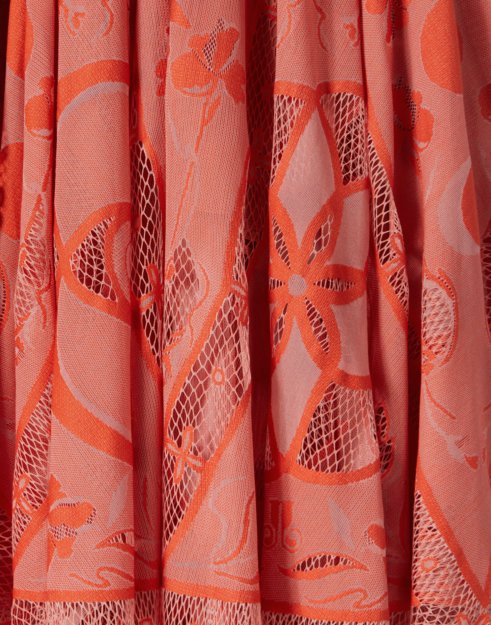 La DoubleJ Dutchess Skirt Starlight Dark Orange SKI0146EMB082STL02OR03