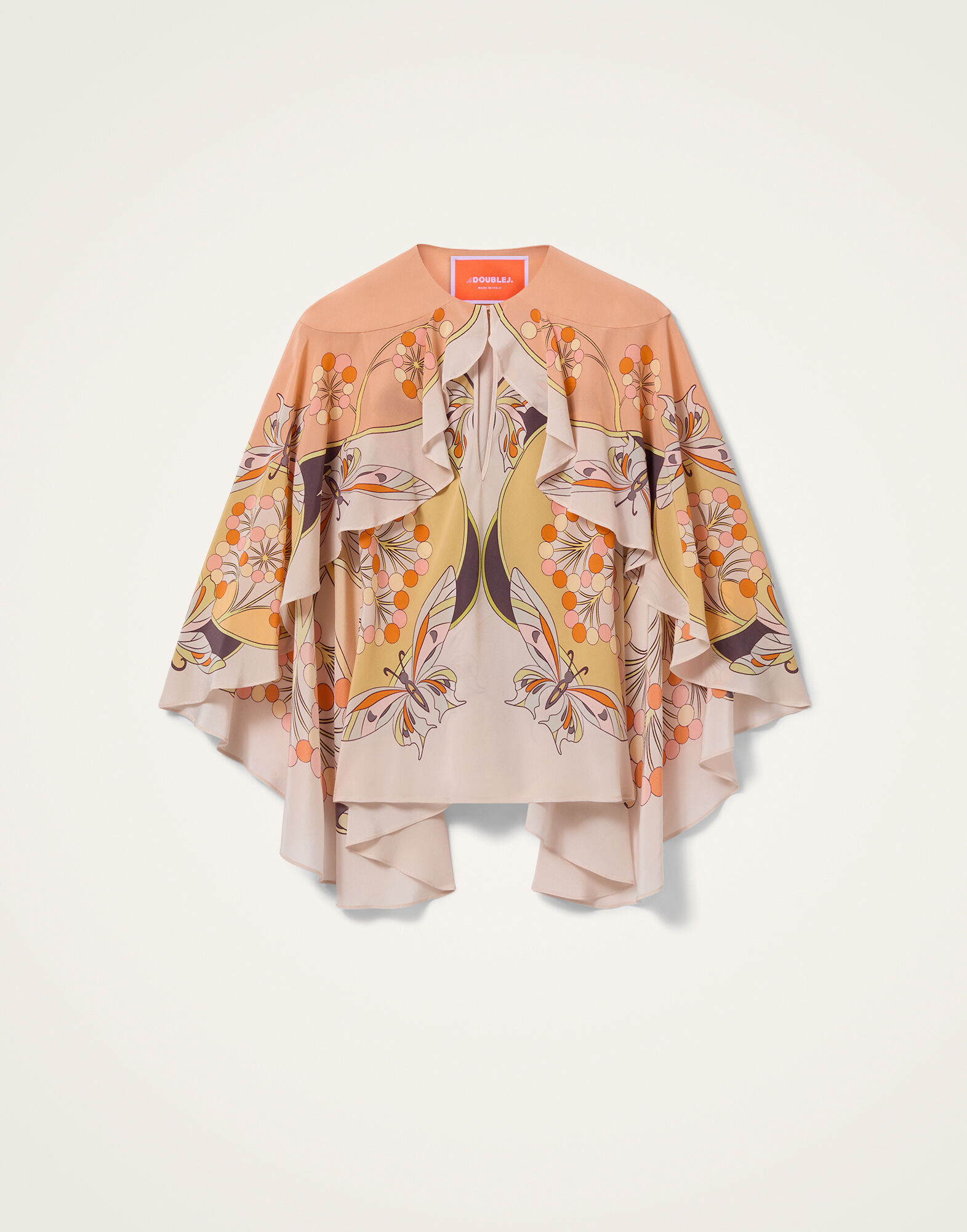 La DoubleJ Magic Top Florette Plac&eacute;e Pale Pink TOP0193CRE010FLO08PI02