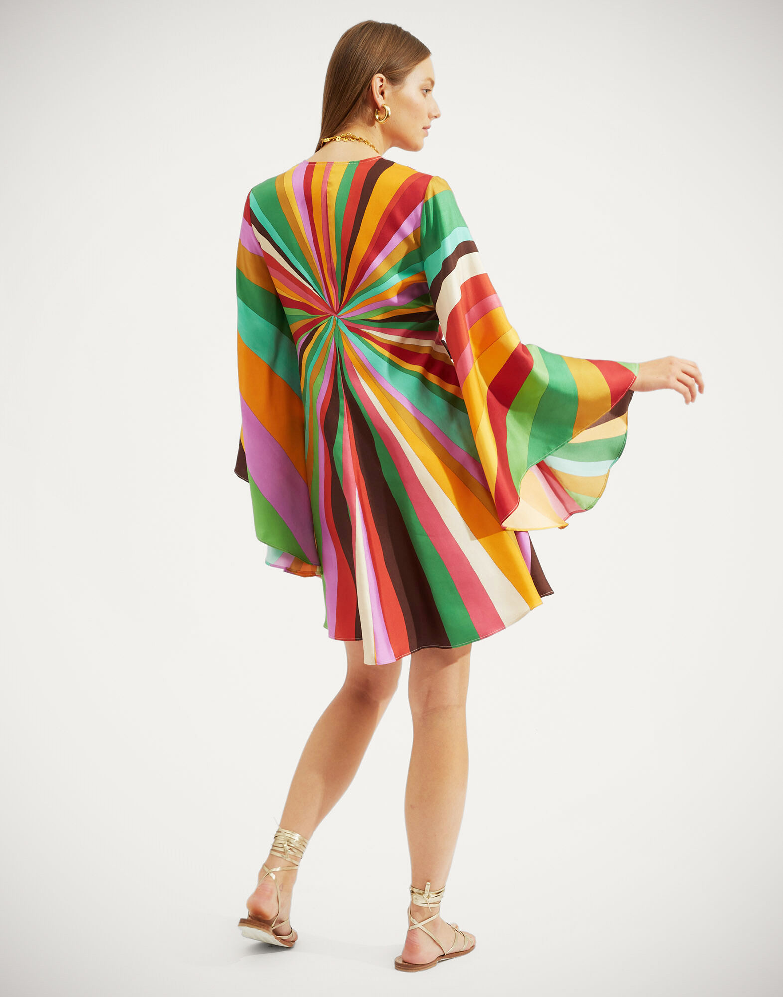 La DoubleJ Mini Magnifico Dress Rainbow DRE0575SIL006RNB01MU01