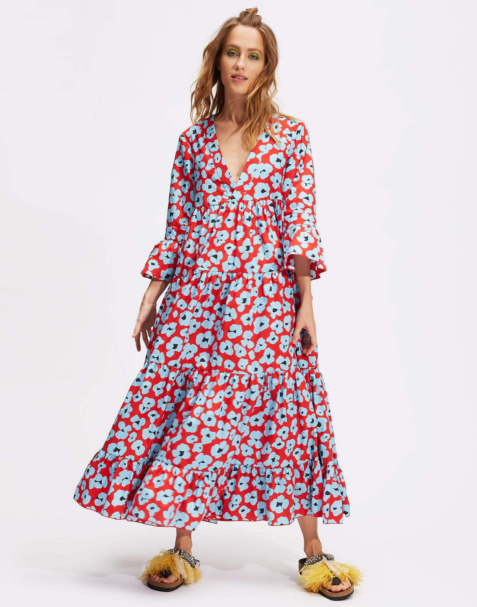 LaDoubleJ Jennifer Jane Dress Flower Leopard DRE0114COT001FLL0001