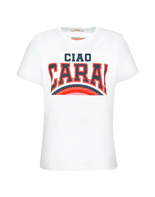 LaDoubleJ Slogan T-shirt Ciao Cara SHI0054JER010SLO0010