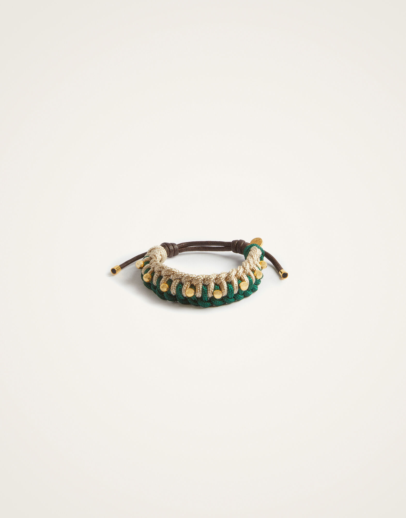 La DoubleJ Better Together Bracelet Bicolor Emerald & Ivory BAC0011ROP001VA355GR04