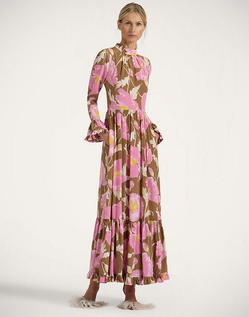 La DoubleJ Visconti Dress Sylph Khaki DRE0041CRE001SYL01GR07